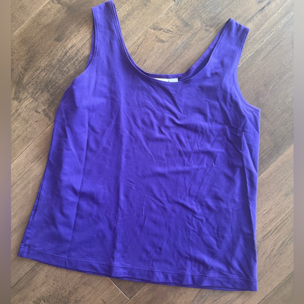 Chicos Sleeveless Tank Top in Purple